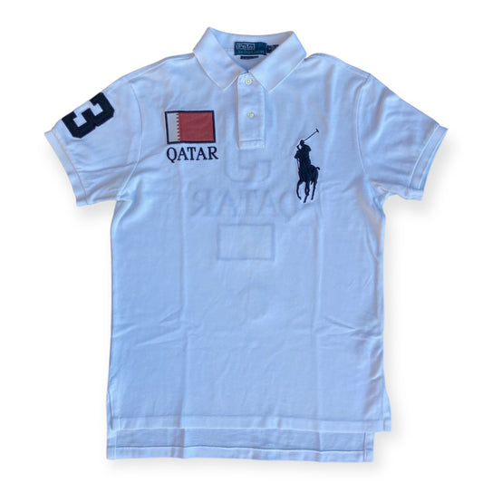 Qatar flag Ralph Lauren polo